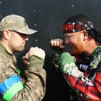 The Generals: Matt Noorda (Saints/Blue) and Mark Tomlinson (Bad Company/Red) Photo by Tim Saunders
