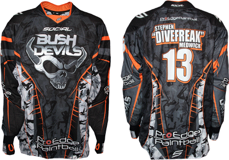 bush devils custom paintball jersey gallery