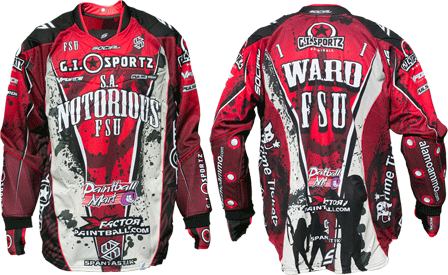 semi custom paintball jerseys