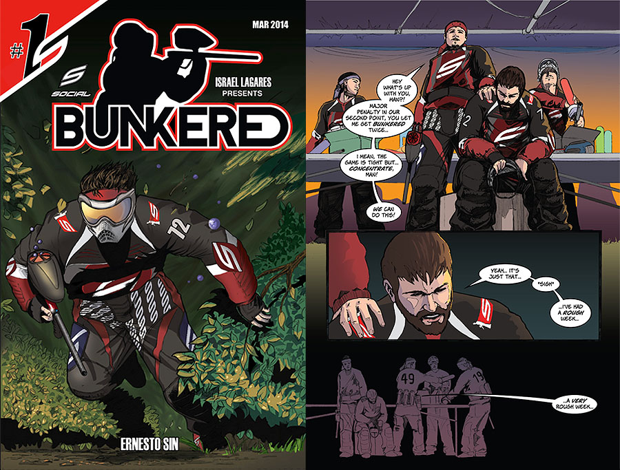bunkered paintball page cover