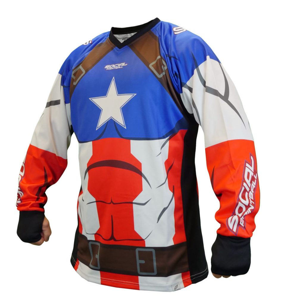 Mr. USA, Unpadded SMPL Paintball Jersey - Social Paintball