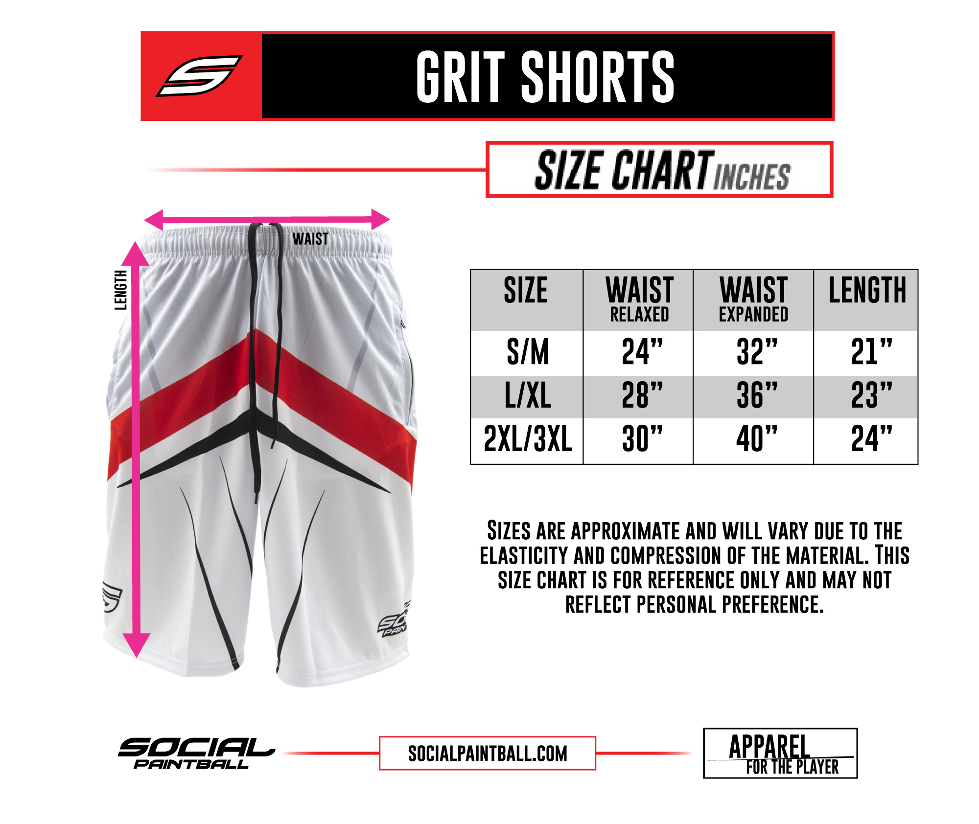 Grit Shorts, Blue Steel - Social Paintball