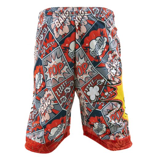 Social Paintball Grit Shorts, Pew Pop Art Back