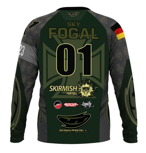 2023 Skirmish Invasion of Normandy (ION) Custom JT Axis Glide Jersey Back